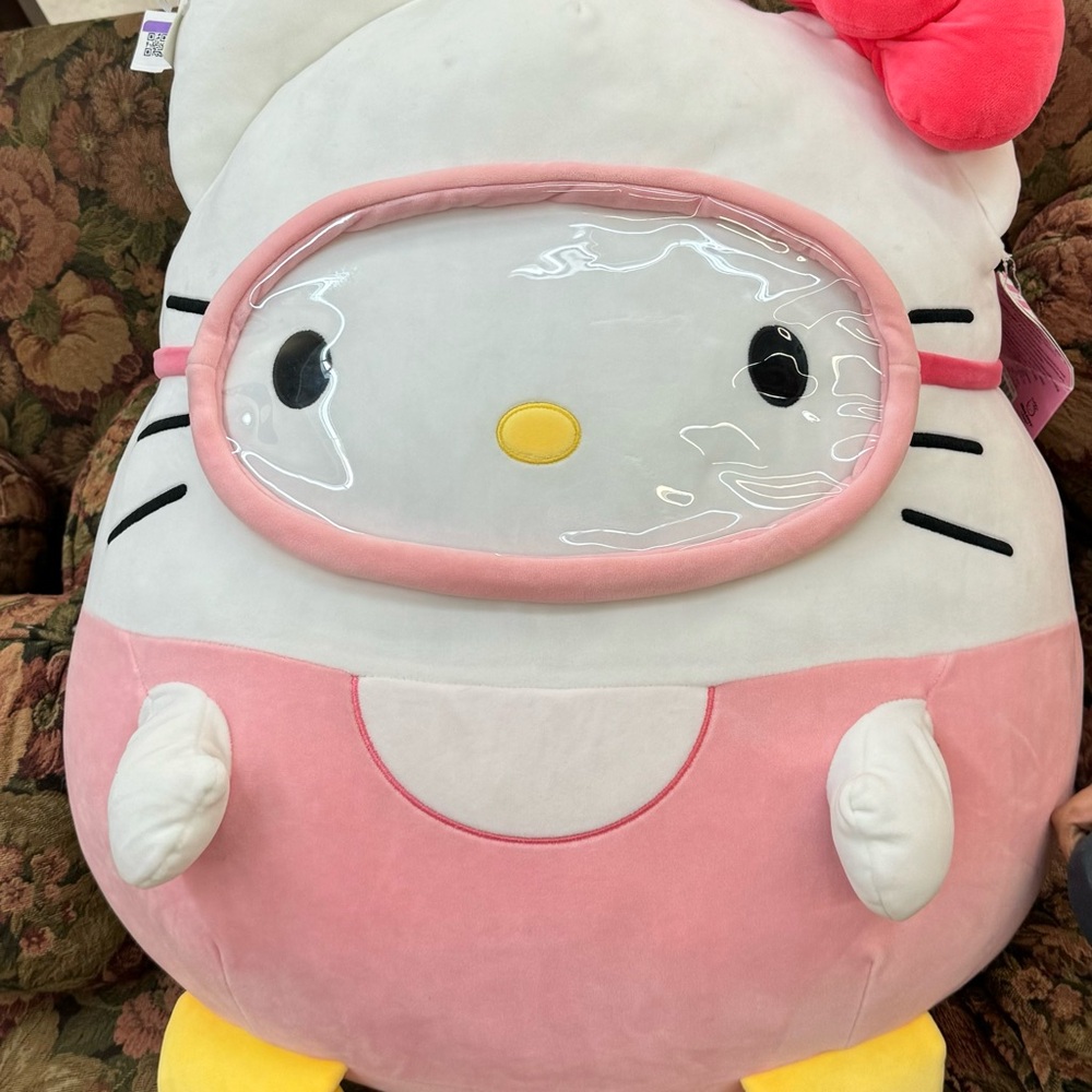 Squishmallow’s Official Hello Kitty Sanrio  Plush Stuffed Animal Yoy (Scuba)20in